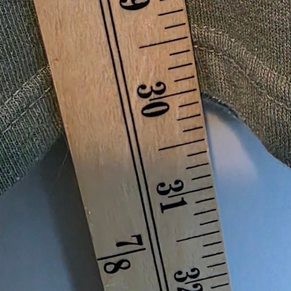 Soft Surroundings Sage Green Henley Pullover Tunic Sweatshirt Pockets Womens L‎ - Picture 6 of 9